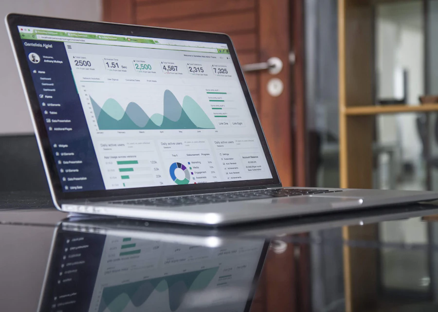SEO analytics and search performance dashboard